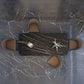 Juego de mesa de comedor interior Glam, juego de comedor con caballete rectangular de 1/4/5/7 piezas en negro