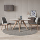 Round Dining Table Set 1/4/5 Pcs Solid Wood Frame Solid Wood Frame 3 Pieces: Table, 2 Chairs Clearhalo 'Dining Room Sets' 'Dining Tables & Seating' 'dining_room_set' 'furn' 'furn_dining_room_set' 'Furniture' 'Kitchen & Dining Furniture' 5832932