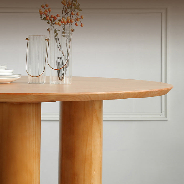 Set da pranzo in legno massiccio 1/2/3/4 pezzi tavolo da pranzo rotondo con sedie Windsor