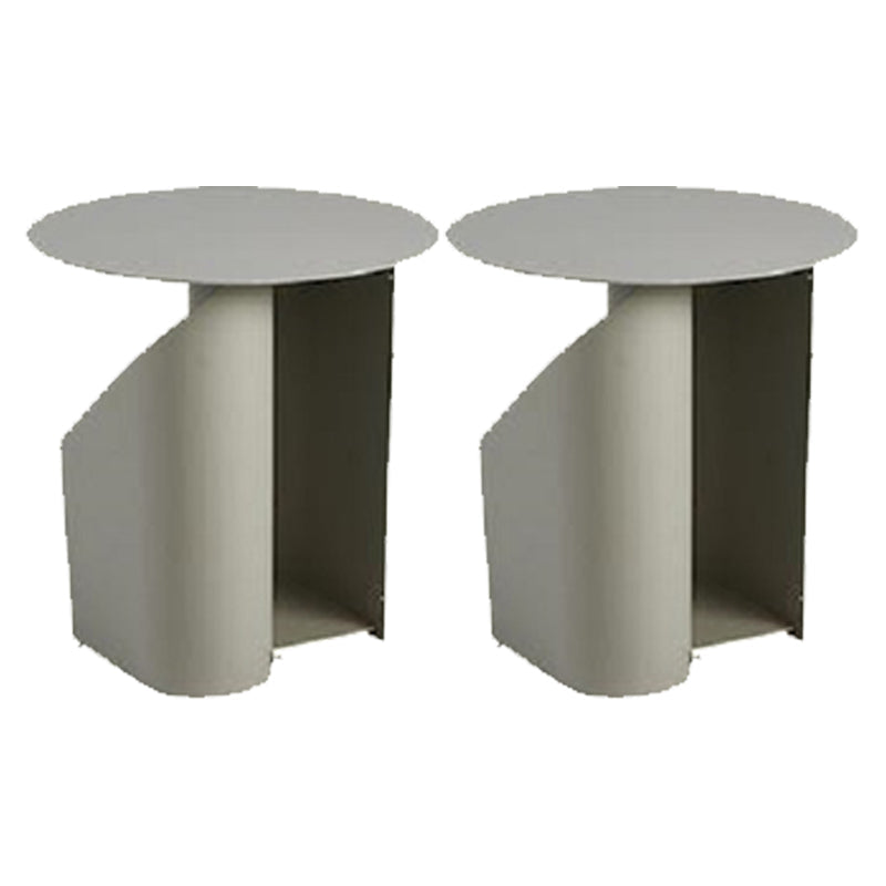 Comodino da tavolo di accento in metallo industriale 18,3 "comodino da letto alto