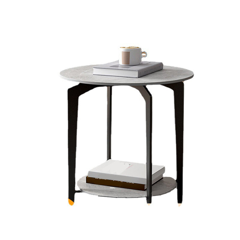 Mesa de acento de piedra de 21.65 "Table de noche de 2 años Night Table Mesa