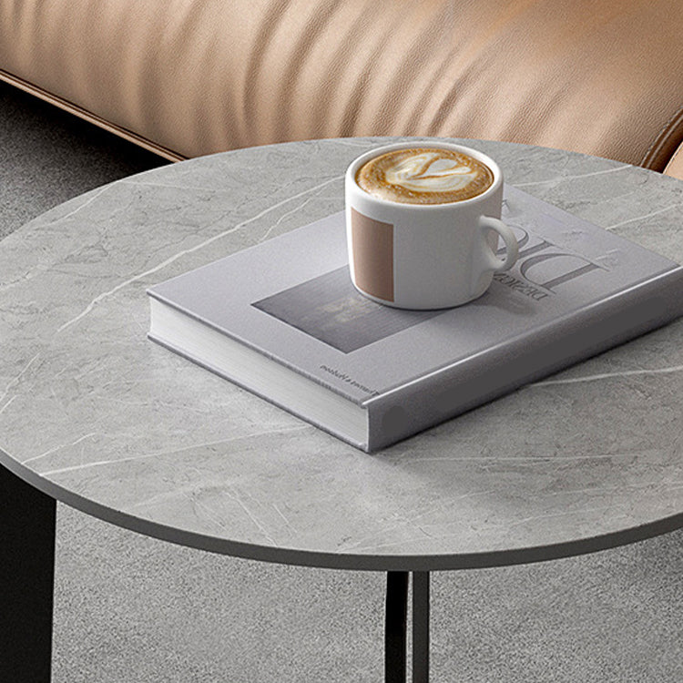 Mesa de acento de piedra de 21.65 "Table de noche de 2 años Night Table Mesa