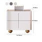 Faux Marble Bedside Gabinet 2 Cajones Cama de almacenamiento Noche