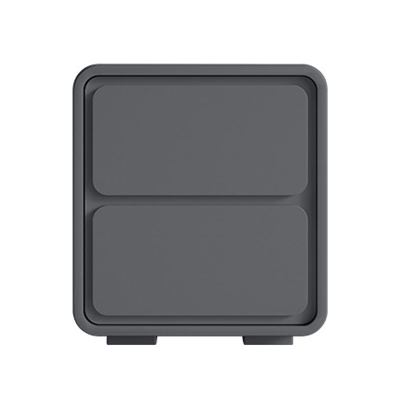 20" Tall Contemporary Bed Nightstand Solid Wood Night Table with Drawers Grey 1 Piece Clearhalo 'Bedroom Furniture' 'furn' 'furn_night_stand' 'Furniture' 'night_stand' 'Nightstands' 5833216