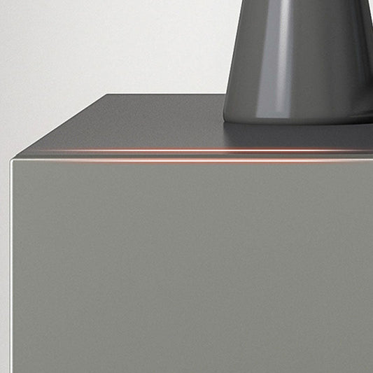 ベッドルーム用の現代的な木製ベッドサイドキャビネット2ドロワーベッドナイトスタンド