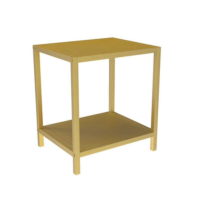 Open Rangement Accent Table Table table de nuit en métal moderne