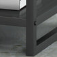 Open Rangement Accent Table Table table de nuit en métal moderne