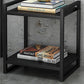 Open Rangement Accent Table Table table de nuit en métal moderne