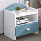 Contemporary Bedside Cabinet Night Table Lower Shelf Night Table for Bedroom Sky Blue 1 Piece 1 Clearhalo 'Bedroom Furniture' 'furn' 'furn_night_stand' 'Furniture' 'night_stand' 'Nightstands' 5833354