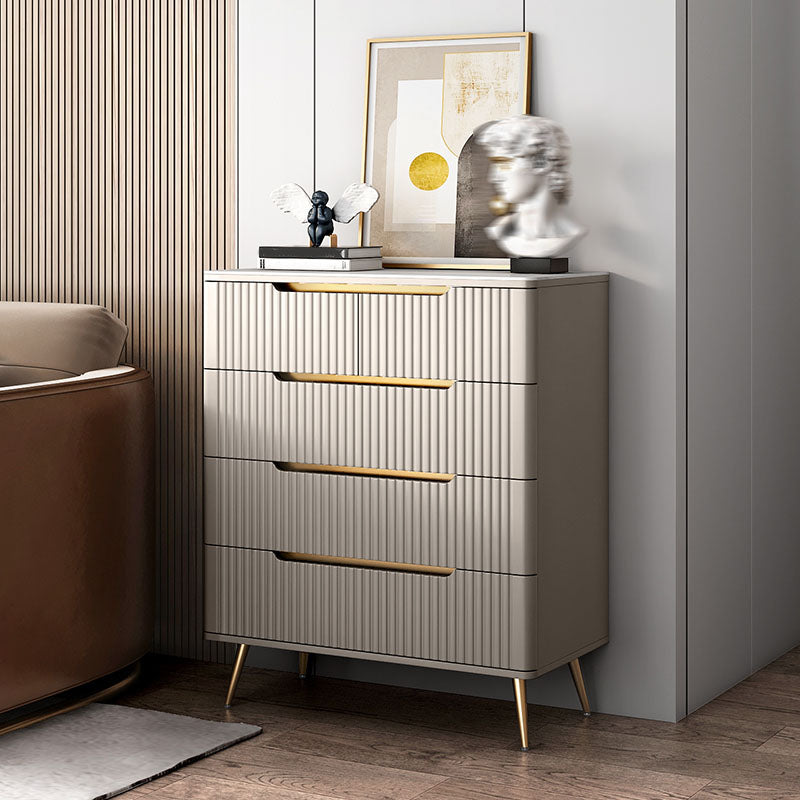 15.75-inch Height Dresser Glam Storage Chest with 4/5 Drawers Clearhalo 'Bedroom Furniture' 'Dressers & Chests' 'dressers_chests' 'furn' 'furn_dressers_chests' 'Furniture' 5833556