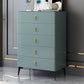 Glam Wooden 16" Wide Storage Chest Bedroom Chest with Drawers Green 5 Clearhalo 'Bedroom Furniture' 'Dressers & Chests' 'dressers_chests' 'furn' 'furn_dressers_chests' 'Furniture' 5833574