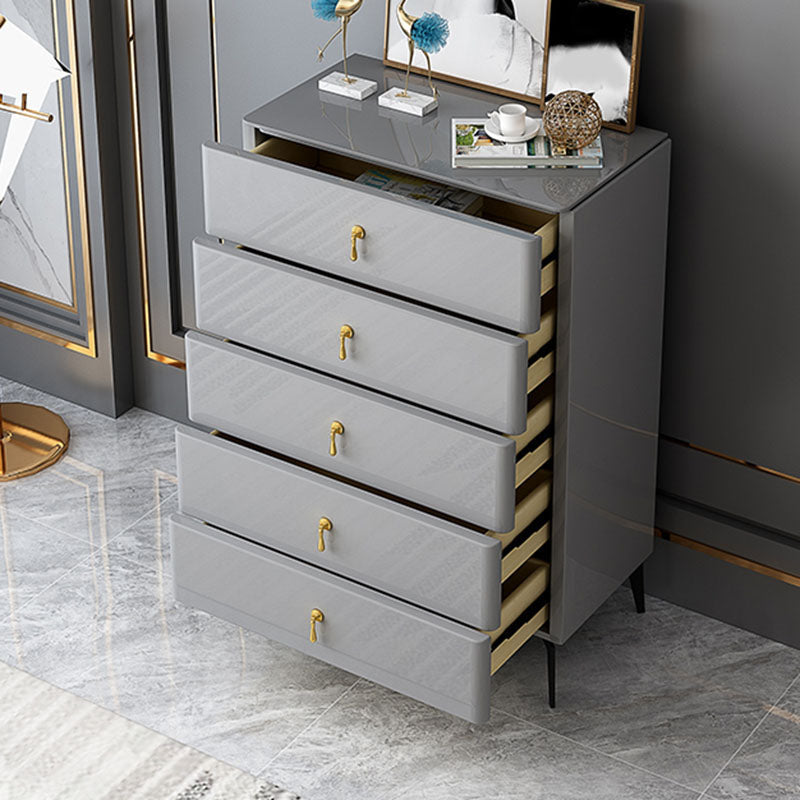 Glam Wooden 16" Wide Storage Chest Bedroom Chest with Drawers Clearhalo 'Bedroom Furniture' 'Dressers & Chests' 'dressers_chests' 'furn' 'furn_dressers_chests' 'Furniture' 5833575