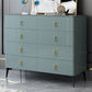 Glam Wooden 16" Wide Storage Chest Bedroom Chest with Drawers Green 8 Clearhalo 'Bedroom Furniture' 'Dressers & Chests' 'dressers_chests' 'furn' 'furn_dressers_chests' 'Furniture' 5833576