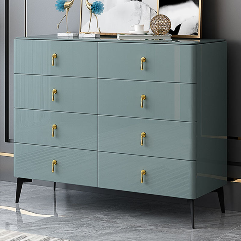 Glam Wooden 16" Wide Storage Chest Bedroom Chest with Drawers Green 8 Clearhalo 'Bedroom Furniture' 'Dressers & Chests' 'dressers_chests' 'furn' 'furn_dressers_chests' 'Furniture' 5833576