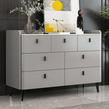 Contemporary Stone Top Storage Chest 15.75" Width Dresser for Bedroom