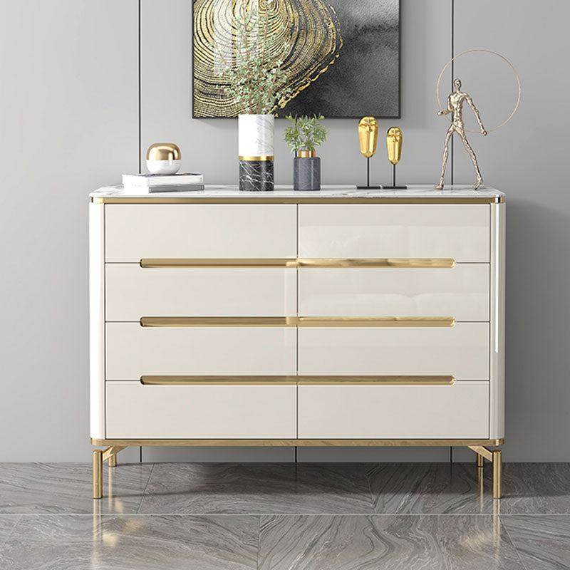 15,75-inch breedte opbergkast steen top opbergkast dressoir voor slaapkamer