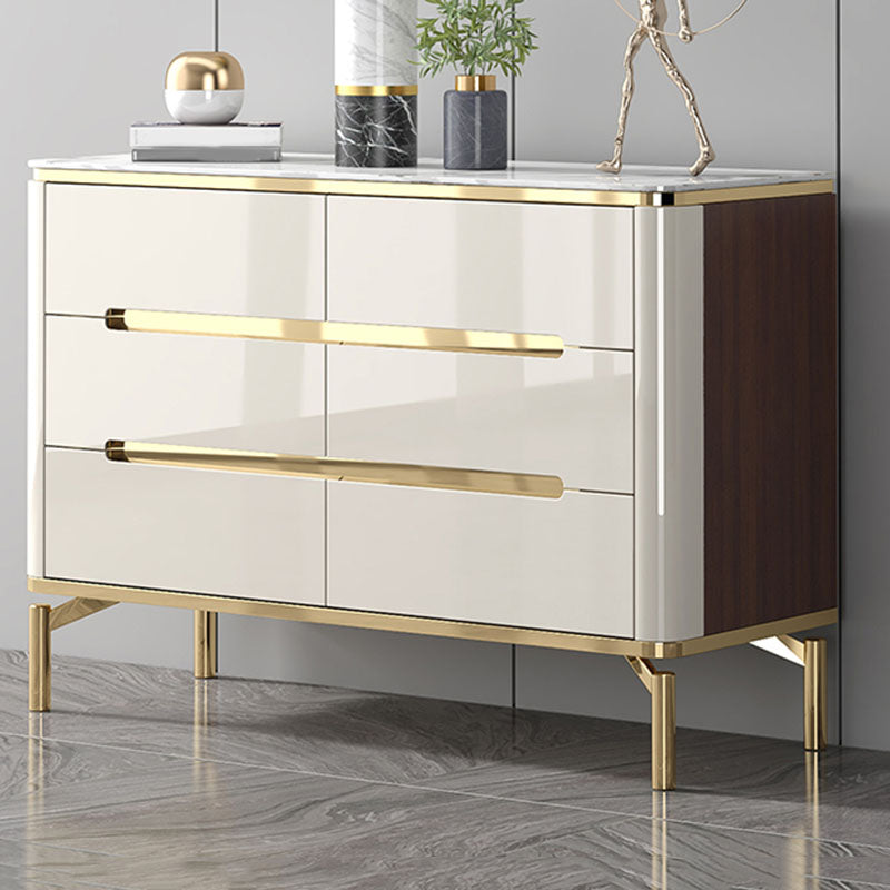 15,75-inch breedte opbergkast steen top opbergkast dressoir voor slaapkamer