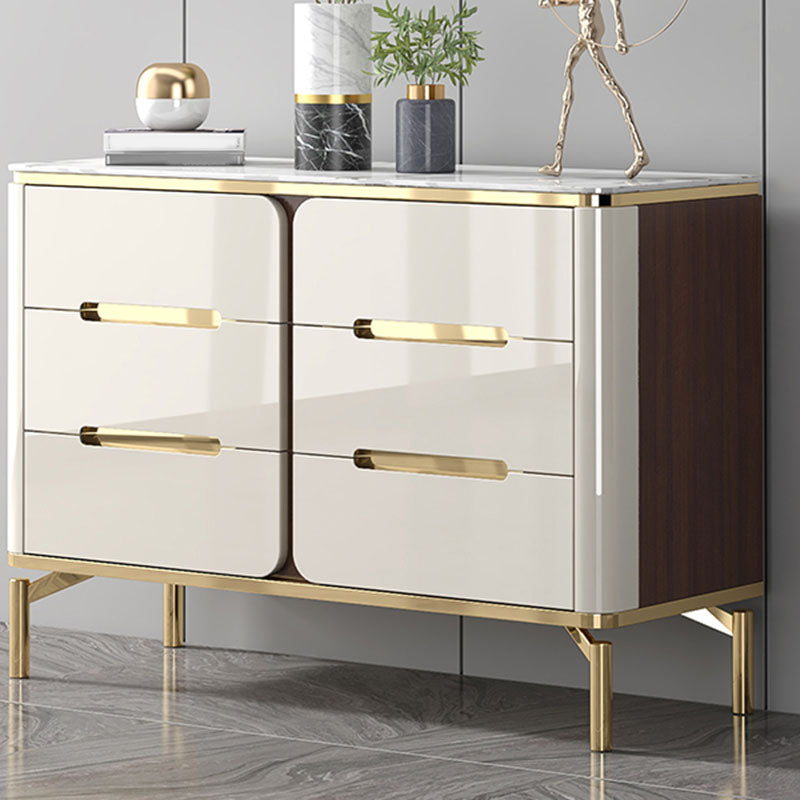 15,75-inch breedte opbergkast steen top opbergkast dressoir voor slaapkamer