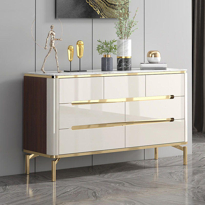 15,75-inch breedte opbergkast steen top opbergkast dressoir voor slaapkamer