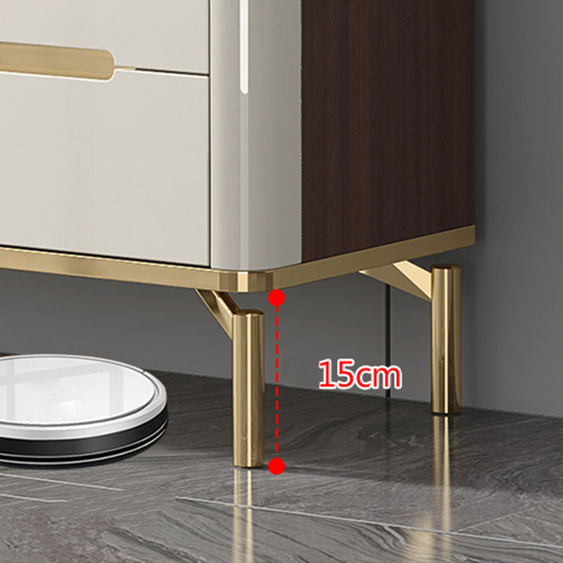 15,75-inch breedte opbergkast steen top opbergkast dressoir voor slaapkamer