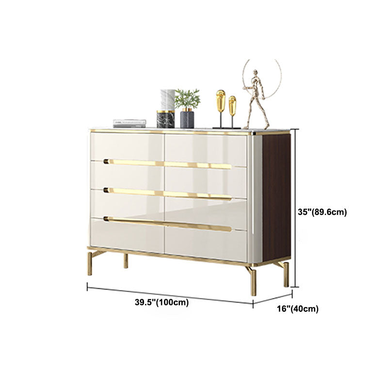 15,75-inch breedte opbergkast steen top opbergkast dressoir voor slaapkamer