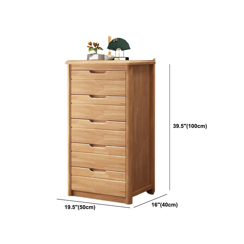 Traditionele vaste houten lingerie kist zachte close laden slaapkamer opbergkast