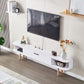 Wooden Media Console TV Stand Contemporary TV Media Stand with Door White Clearhalo 'furn' 'furn_tv_stands_entertainment_centers' 'Furniture' 'Living Room Furniture' 'TV Stands & Entertainment Centers' 'TV Stands & Media Storage Furniture' 'tv_stands_entertainment_centers' 5833787