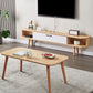 Wooden Media Console TV Stand Contemporary TV Media Stand with Door Clearhalo 'furn' 'furn_tv_stands_entertainment_centers' 'Furniture' 'Living Room Furniture' 'TV Stands & Entertainment Centers' 'TV Stands & Media Storage Furniture' 'tv_stands_entertainment_centers' 5833794