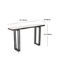 11 "W Console Contemporary Table Tabella della console rettangolare in pietra bianca