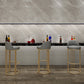 Glam Set da tavolo da bar in pietra sinterizzata da 1/2/5 pezzi, set da bancone rotondo per uso domestico