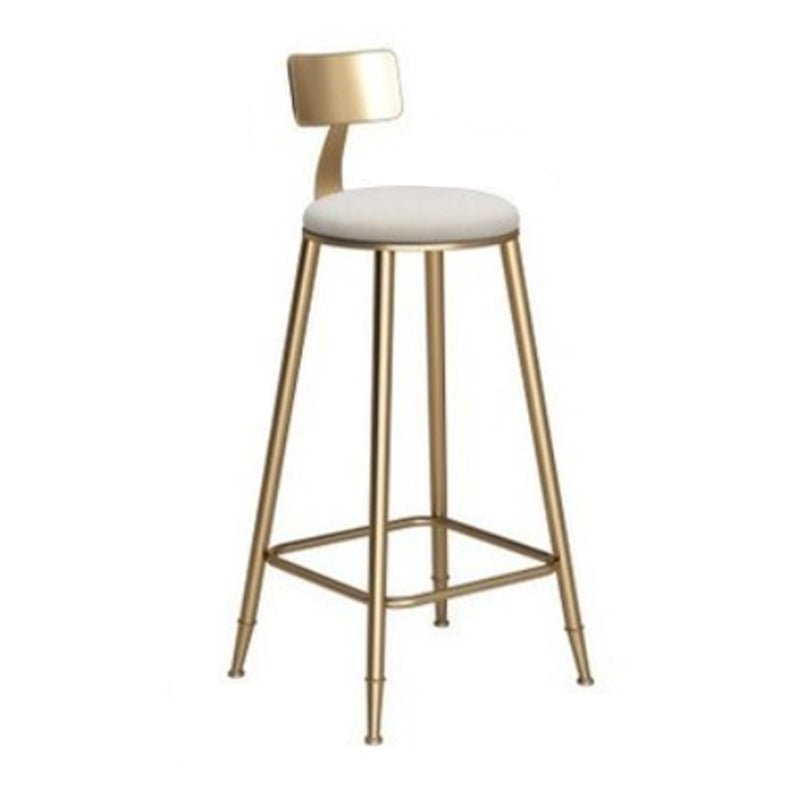 Glam 1/3 Pieces Bar Table Set Rectangle Wood Counter Table with High Stools for Cafe White 30"H Stool (Single) Clearhalo 'Bar Furniture' 'furn' 'furn_home_bar_bar_sets' 'Furniture' 'Home Bars & Bar Sets' 'home_bar_bar_sets' 'Kitchen & Dining Furniture' 5838323