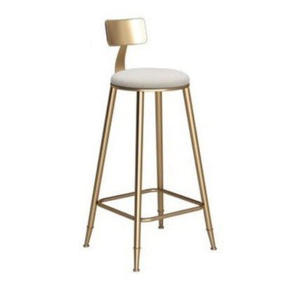 Glam 1/3 Pieces Bar Table Set Rectangle Wood Counter Table with High Stools for Cafe White 30"H Stool (Single) Clearhalo 'Bar Furniture' 'furn' 'furn_home_bar_bar_sets' 'Furniture' 'Home Bars & Bar Sets' 'home_bar_bar_sets' 'Kitchen & Dining Furniture' 5838323