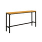 Industrial 1/2/6/11 Pieces Solid Wood Bar Table Set Rectangular Counter Set for Home Use Wood 87"L x 16"W Clearhalo 'Bar Furniture' 'furn' 'furn_home_bar_bar_sets' 'Furniture' 'Home Bars & Bar Sets' 'home_bar_bar_sets' 'Kitchen & Dining Furniture' 5838348