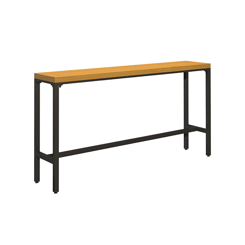 Industrial 1/2/6/11 Pieces Solid Wood Bar Table Set Rectangular Counter Set for Home Use Wood 87"L x 16"W Clearhalo 'Bar Furniture' 'furn' 'furn_home_bar_bar_sets' 'Furniture' 'Home Bars & Bar Sets' 'home_bar_bar_sets' 'Kitchen & Dining Furniture' 5838348
