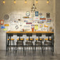 Industrial 1/2/6/11 Pieces Solid Wood Bar Table Set Rectangular Counter Set for Home Use Clearhalo 'Bar Furniture' 'furn' 'furn_home_bar_bar_sets' 'Furniture' 'Home Bars & Bar Sets' 'home_bar_bar_sets' 'Kitchen & Dining Furniture' 5838354