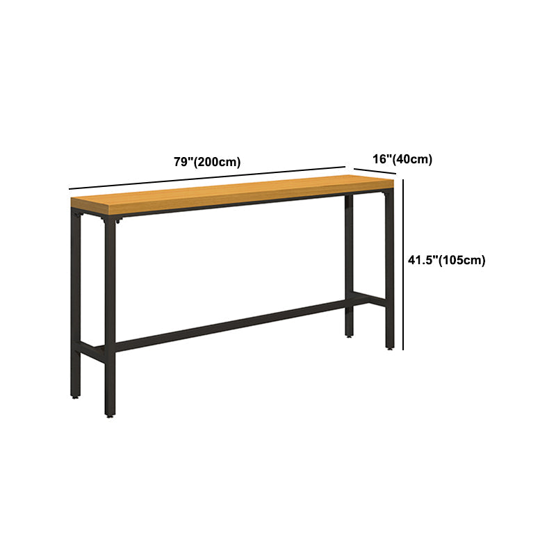 Industrial 1/2/6/11 Pieces Solid Wood Bar Table Set Rectangular Counter Set for Home Use Clearhalo 'Bar Furniture' 'furn' 'furn_home_bar_bar_sets' 'Furniture' 'Home Bars & Bar Sets' 'home_bar_bar_sets' 'Kitchen & Dining Furniture' 5838360