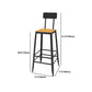 Industrial 1/2/6/11 Pieces Solid Wood Bar Table Set Rectangular Counter Set for Home Use Clearhalo 'Bar Furniture' 'furn' 'furn_home_bar_bar_sets' 'Furniture' 'Home Bars & Bar Sets' 'home_bar_bar_sets' 'Kitchen & Dining Furniture' 5838367