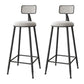 Industrial 1/2/7 Pieces Bar Table Set Rectangle Marble Counter Table with High Stools