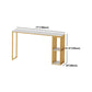 Nordic Glam 1/3 Pieces Bar Table Set Rectangle Marble Counter Table with High Stools Clearhalo 'Bar Furniture' 'furn' 'furn_home_bar_bar_sets' 'Furniture' 'Home Bars & Bar Sets' 'home_bar_bar_sets' 'Kitchen & Dining Furniture' 5838425
