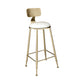 Glam 1/3/5 Pieces Faux Marble Bar Table Set Fixed Table Counter Set for Home Use