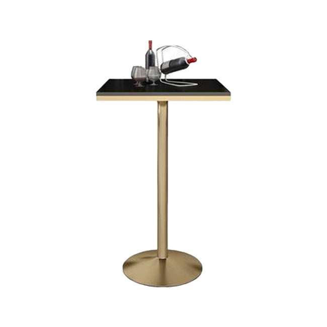 Glam 1/3/5 Pieces Faux Marble Bar Table Set Fixed Table Counter Set for Home Use