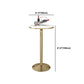 Glam 1/3/5 Pieces Faux Marble Bar Table Set Fixed Table Counter Set for Home Use