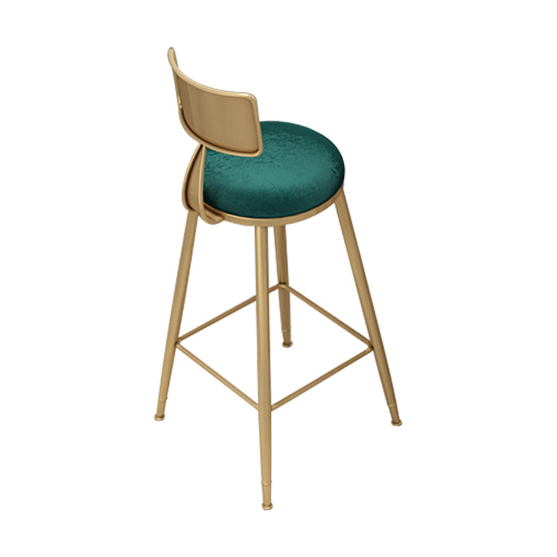 Nordic Glam 1/3 Pieces Bar Table Set Rectangle Marble Counter Table for Kitchen Light-Green 30"H Stool (Single) Clearhalo 'Bar Furniture' 'furn' 'furn_home_bar_bar_sets' 'Furniture' 'Home Bars & Bar Sets' 'home_bar_bar_sets' 'Kitchen & Dining Furniture' 5838442