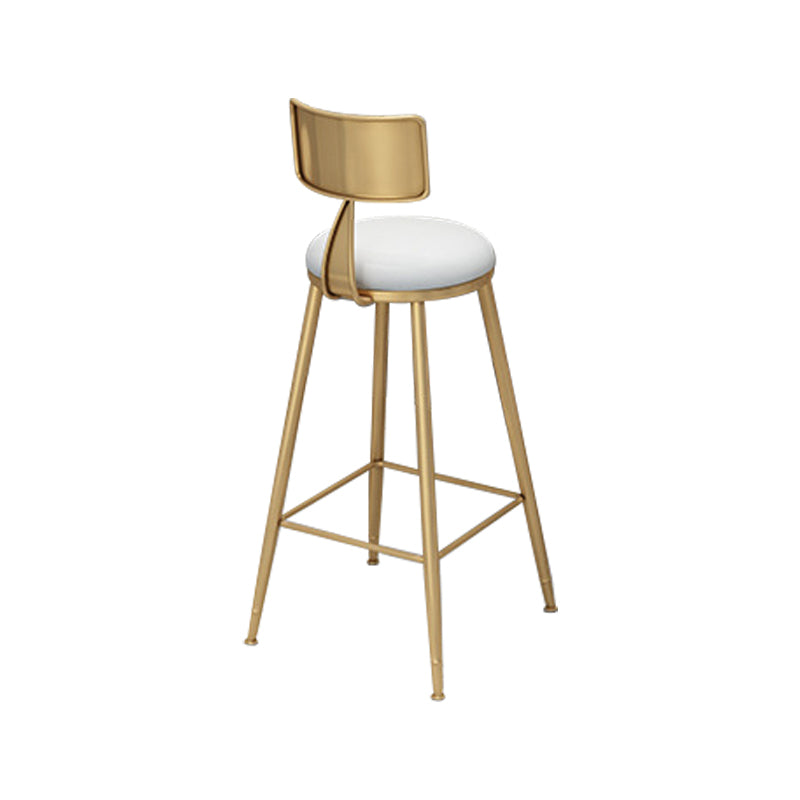 Nordic Glam 1/3 Pieces Bar Table Set Rectangle Marble Counter Table for Kitchen White 30"H Stool (Single) Clearhalo 'Bar Furniture' 'furn' 'furn_home_bar_bar_sets' 'Furniture' 'Home Bars & Bar Sets' 'home_bar_bar_sets' 'Kitchen & Dining Furniture' 5838443