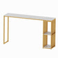 Nordic Glam 1/3 Pieces Bar Table Set Rectangle Marble Counter Table for Kitchen Clearhalo 'Bar Furniture' 'furn' 'furn_home_bar_bar_sets' 'Furniture' 'Home Bars & Bar Sets' 'home_bar_bar_sets' 'Kitchen & Dining Furniture' 5838449