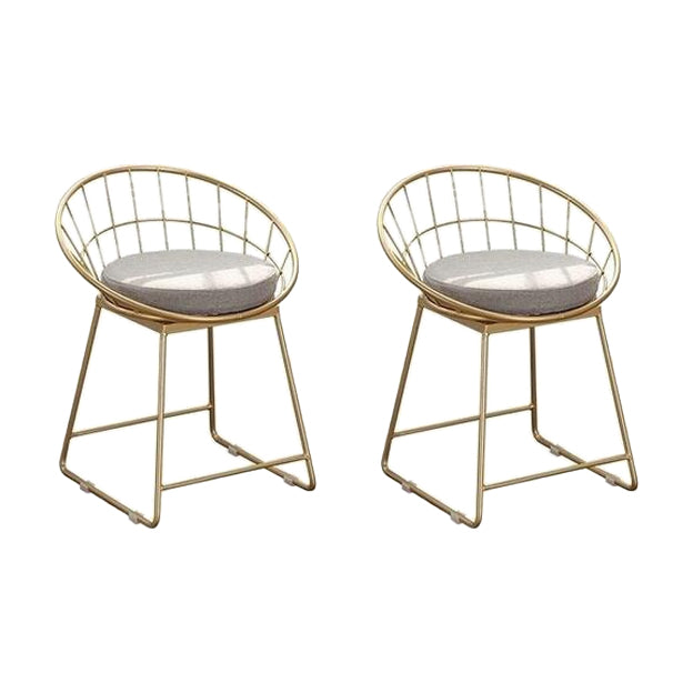 Glam 1/2/3 Pieces Faux Marble Bar Table Set Fixed Table Counter Set for Home Use White 18"H Stools (Set of 2) Clearhalo 'Bar Furniture' 'furn' 'furn_home_bar_bar_sets' 'Furniture' 'Home Bars & Bar Sets' 'home_bar_bar_sets' 'Kitchen & Dining Furniture' 5838461