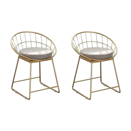 Glam 1/2/3 Pieces Faux Marble Bar Table Set Fixed Table Counter Set for Home Use White 18"H Stools (Set of 2) Clearhalo 'Bar Furniture' 'furn' 'furn_home_bar_bar_sets' 'Furniture' 'Home Bars & Bar Sets' 'home_bar_bar_sets' 'Kitchen & Dining Furniture' 5838461