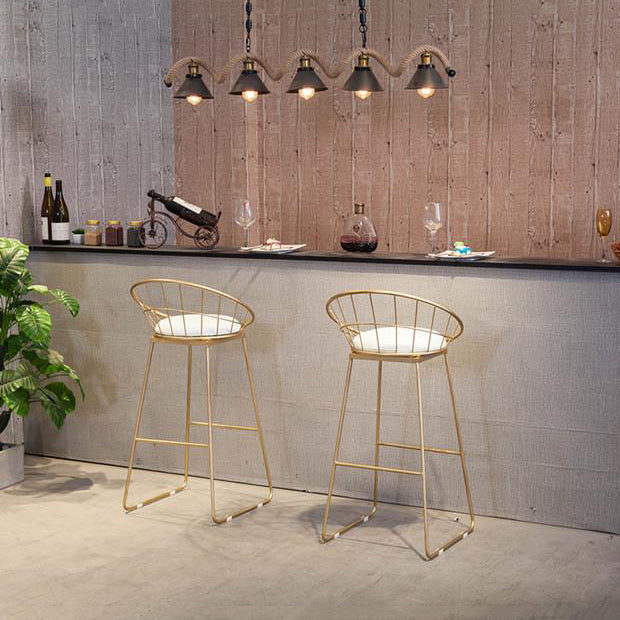 Glam 1/2/3 Pieces Faux Marble Bar Table Set Fixed Table Counter Set for Home Use Clearhalo 'Bar Furniture' 'furn' 'furn_home_bar_bar_sets' 'Furniture' 'Home Bars & Bar Sets' 'home_bar_bar_sets' 'Kitchen & Dining Furniture' 5838467