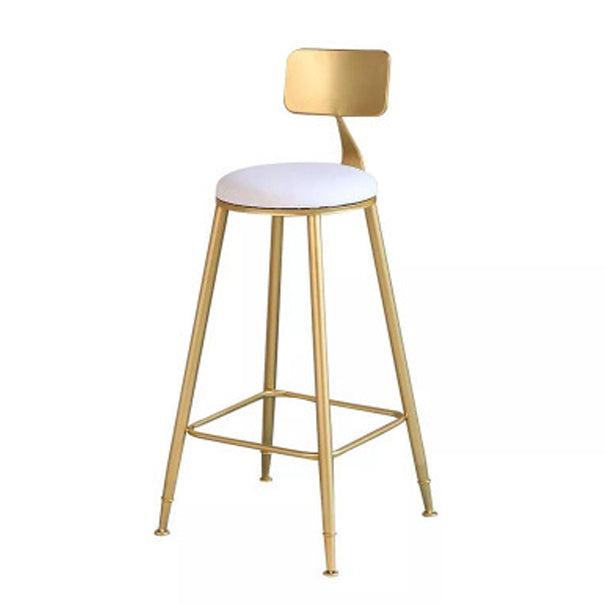 Glam 1/3 Pieces Bar Table Set Rectangle Marble Counter Table for Kitchen White 30"H Stool (Single) Clearhalo 'Bar Furniture' 'furn' 'furn_home_bar_bar_sets' 'Furniture' 'Home Bars & Bar Sets' 'home_bar_bar_sets' 'Kitchen & Dining Furniture' 5838480