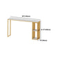 Glam 1/3 Pieces Bar Table Set Rectangle Marble Counter Table for Kitchen Clearhalo 'Bar Furniture' 'furn' 'furn_home_bar_bar_sets' 'Furniture' 'Home Bars & Bar Sets' 'home_bar_bar_sets' 'Kitchen & Dining Furniture' 5838487